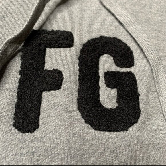 Fear Of God Sixth Collection Mock Neck Sweatshirt USA Gray Mens XL cotton - Picture 11 of 12